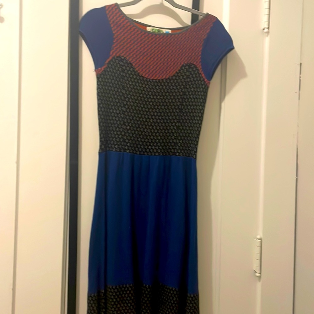 Multi-colored dress from anthropology